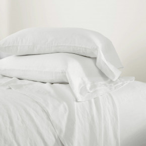 Luna Linen White Sheet Set