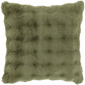 Fab Faux Olive Decorative Pillow 22" Square