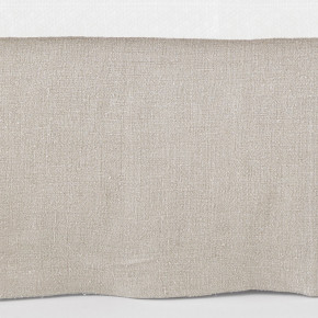Stone Washed Linen Natural Tailored Paneled Bed Skirt Full/Queen