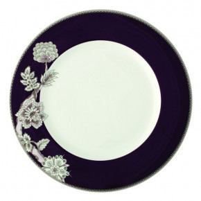 Pavo Silver Platinum Salad/Dessert Plate (Purple Rim) 8.5 in