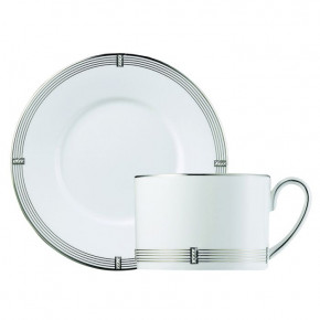 Regency Platinum Tea Cup & Saucer 6 in
