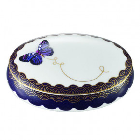 My Butterfly Gold Oval Jewelry Box 4.25x3x1.75 in