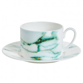 Marble Verde Tea Cup & Saucer 6 in