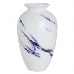 Marble Azure Urn Vase 9.5 in