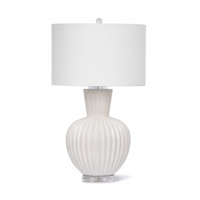 Madrid Ceramic Table Lamp, White