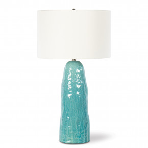 Coastal Living Getaway Ceramic Table Lamp, Turquoise