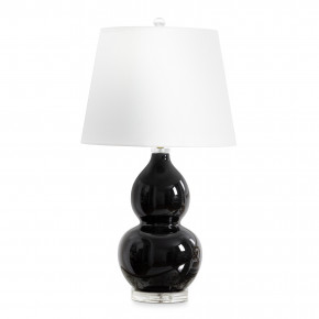June Ceramic Table Lamp, Black