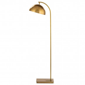 Otto Floor Lamp, Natural Brass