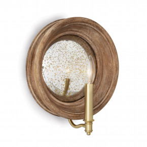 Southern Living Boundary Wood Sconce, Natural