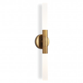 Wick Hilo Sconce, Natural Brass