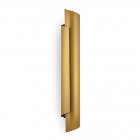 Flute Sconce Natural Brass