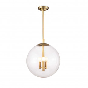 Cafe Pendant Small, Natural Brass