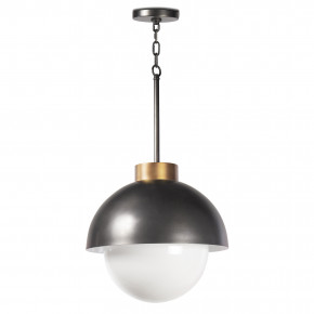 Montreux Pendant, Oil Rubbed Bronze and Natural Brass