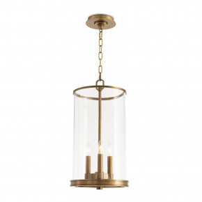 Southern Living Adria Pendant, Natural Brass