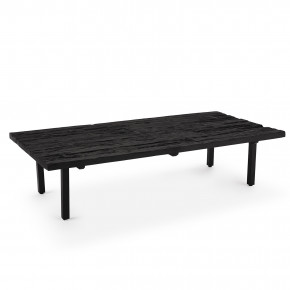 Ash Reclaimed Wood Cocktail Table, Black