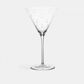 Star Cut Martini Glass 6.7 oz, Set of 2