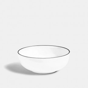 Line Matte Black Bone China Large Dip Bowl 7.4 oz, 3.9" Rd