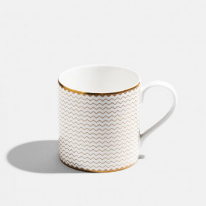 ZigZag Gold Bone China Large Mug 11.8 oz