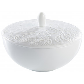 Italian Renaissance White Sugar Bowl 4.64566 White