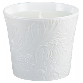 Italian Renaissance White Candle Pot 3.34645 White