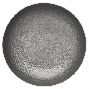 Mineral Irise Dark Grey Breakfast Coupe Plate Deep Rd 6.6929"