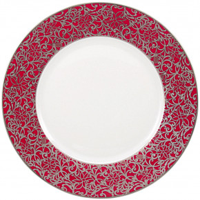 Salamanque Platinum Red Bread & Butter Plate Round 6.3 in.