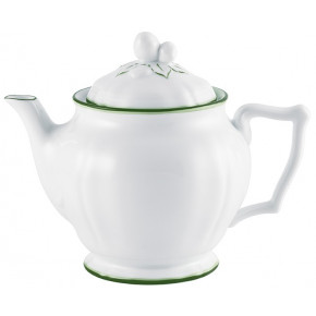 Touraine Double Filet Green Tea Pot Round 3.9 in.