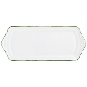 Touraine Double Filet Green Long Cake Serving Plate 40.5 in. x 16.9 in.