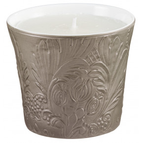 Italian Renaissance Irise Warm Grey Candle Pot 3.34645 Warm Grey