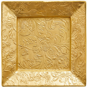 Italian Renaissance Gold Trinket Tray in rd. gftbx Gold