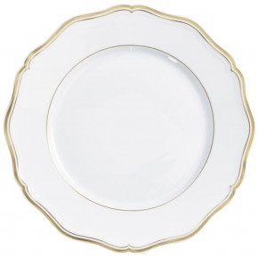 Mazurka Gold White Dinner Plate 10.6