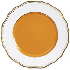 Mazurka Gold Orange Dessert Plate 8.7 in