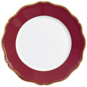 Mazurka Gold Red Dinner Plate 10.6 in