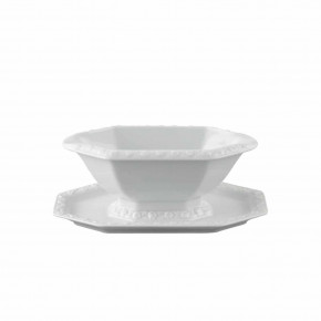 Maria White Sauce Boat 14 oz (Special Order)