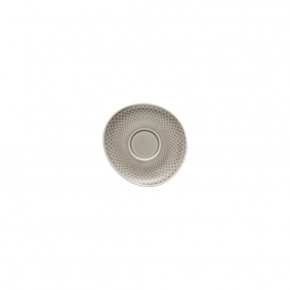 Junto Pearl Grey After Dinner Saucer 4 3/8 in