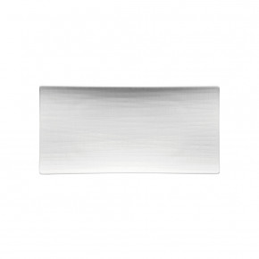 Mesh White Plate Flat Rectangular 10 1/4 in (Special Order)