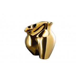 La Chute Gold Titanium Vase 10 1/4 in (Special Order)
