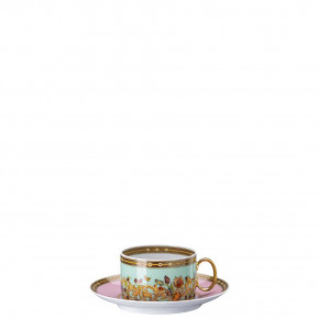 Butterfly Garden Modern Tea Cup & Saucer 6 1/4 in 7 oz