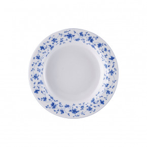 Form 1382 Blue Blossom Rim Soup Plate 9 in