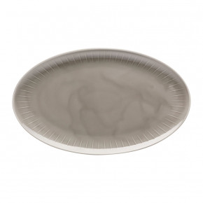 Joyn Gray Platter, oval, 15 in
