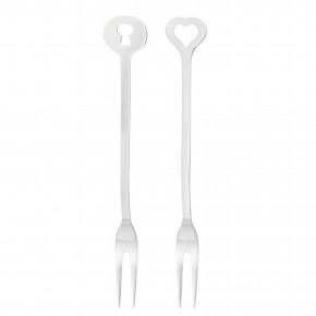 Party Portafortuna Set 2 Party Forks 18/10 Stainless Steel