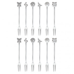 Party Fashion Party Forks, 12 Pcs, Gift Boxed 18/10 Stainless Steel