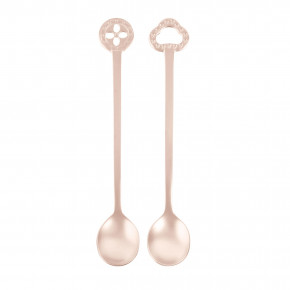 Party Fashion Set 2 Party Spoons Antico Pvd Champagne