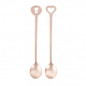 Party Fashion Set 2 Party Spoons Antico Pvd Champagne