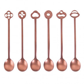 Party Fashion Set 6 Party Spoons Antico Pvd Copper