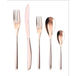 White & Copper Table Knife Set | Eatingtools