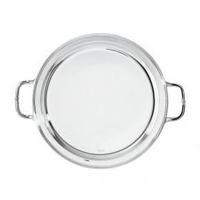 Contour Round Tray With Handles Round 14 1/8 Epns