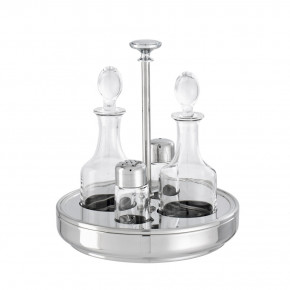 Contour Crystal Salt Shaker 3 1/8 In. H 18/10 Stainless Steel