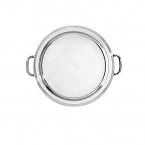 Avenue Round Tray With Handles 15 3/4 In. D 18/10 Stainless Steel