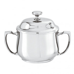 Elite Sugar Bowl W/Handles And Cover 5 7/8x3 3/8 Silverplated
